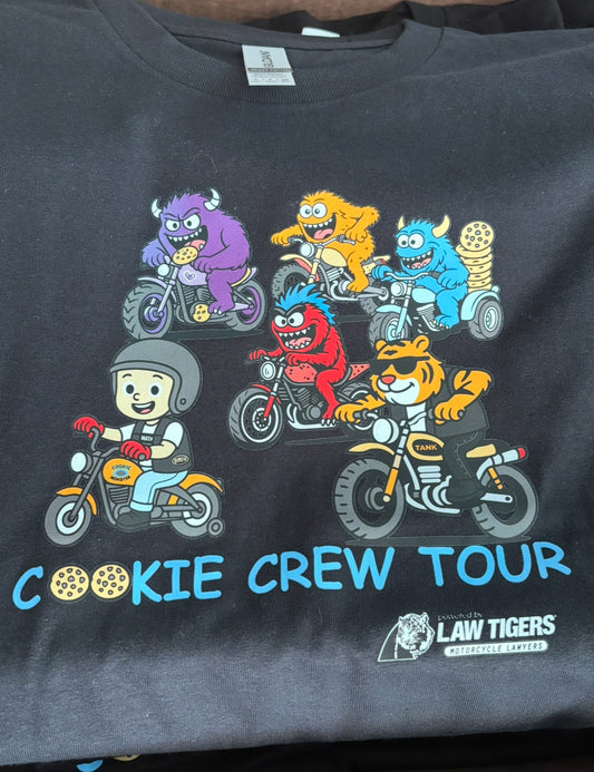 Limited Edition Moto Monsters X Law Tigers Tshirt